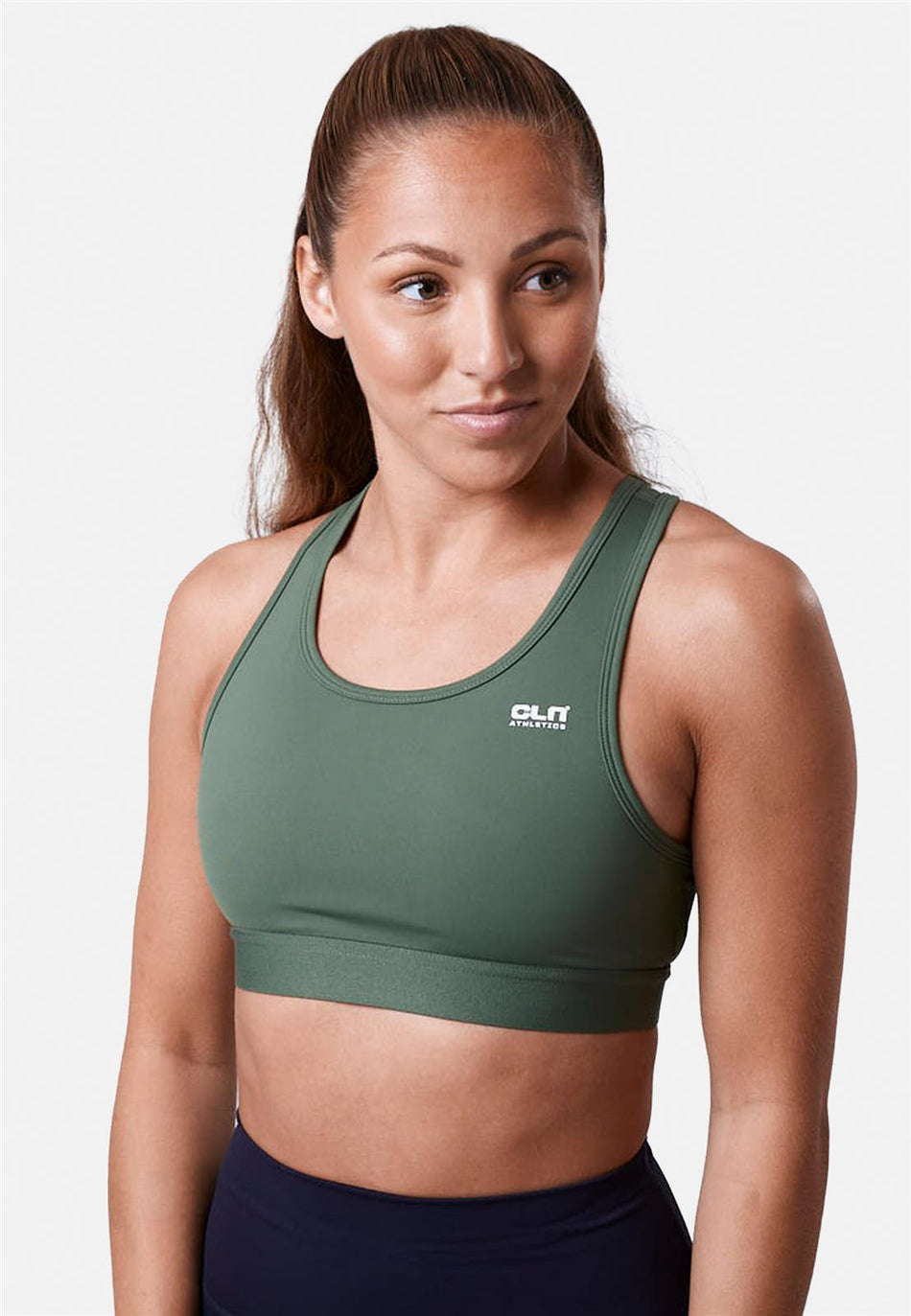 CLN Athletics - Inhale Sport - BH Damen - moss green - CLN - 3129 - 62 - XS - Sportbrands24