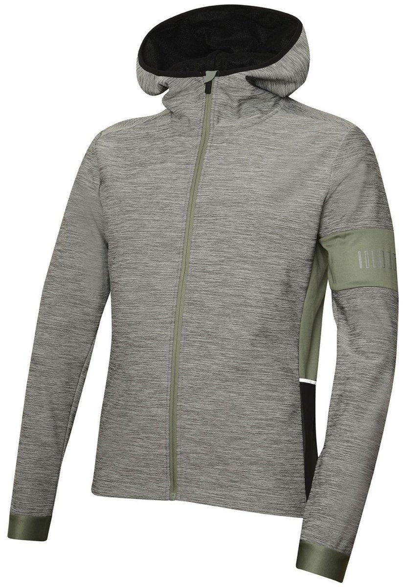RH+ - 4 Elements All Track Jacke Herren - medium grey melange/ivy green - RH-IZU0104-17M-M - Sportbrands24