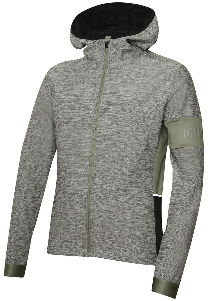 RH+ - 4 Elements All Track Jacke Herren - medium grey melange/ivy green - RH-IZU0104-17M-XXXL - Sportbrands24