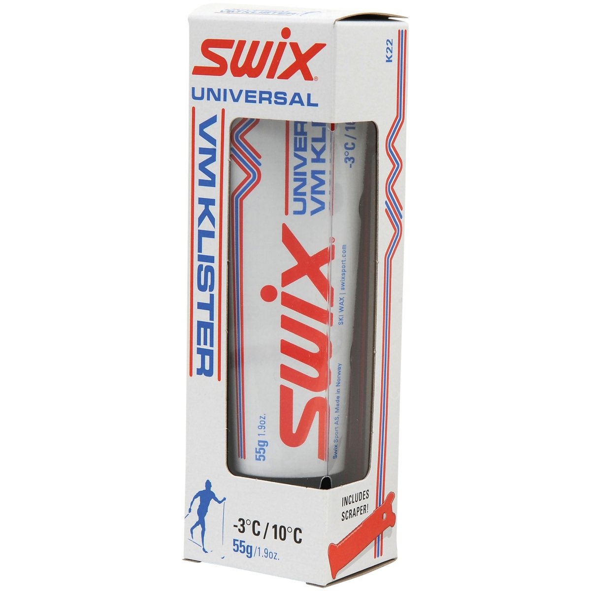 Swix - K22 Universal VM Klister - 3°C to +10°C - K22 Universal VM Klister - 3°C to +10°C, 55g - SX-K22 - Sportbrands24