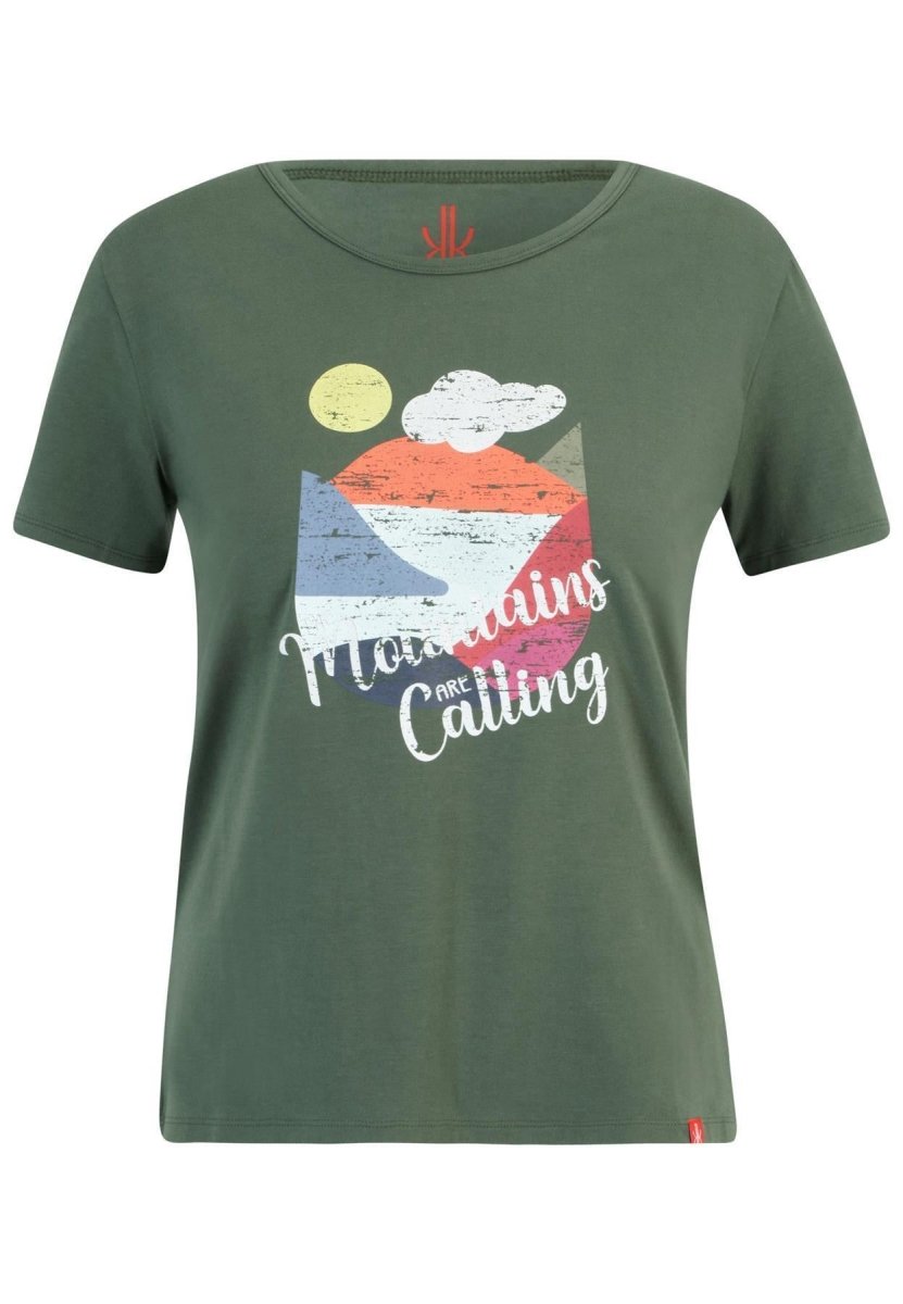 Krimson Klover - Alia Graphic Shortsleeve Top Damen - Mountains - KK-1930-374-S - Sportbrands24