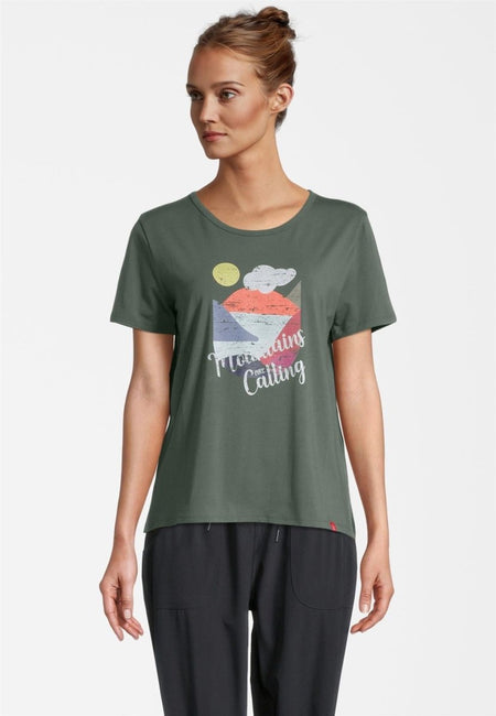 Krimson Klover - Alia Graphic Shortsleeve Top Damen - Mountains - KK-1930-374-L - Sportbrands24
