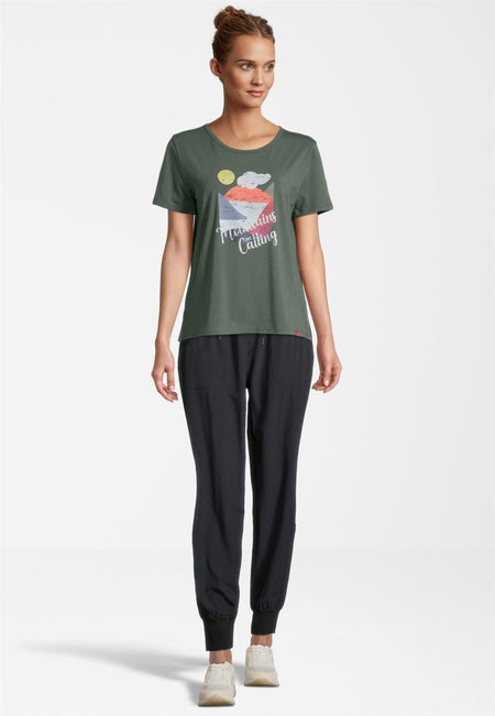 Krimson Klover - Alia Graphic Shortsleeve Top Damen - Mountains - KK-1930-374-S - Sportbrands24