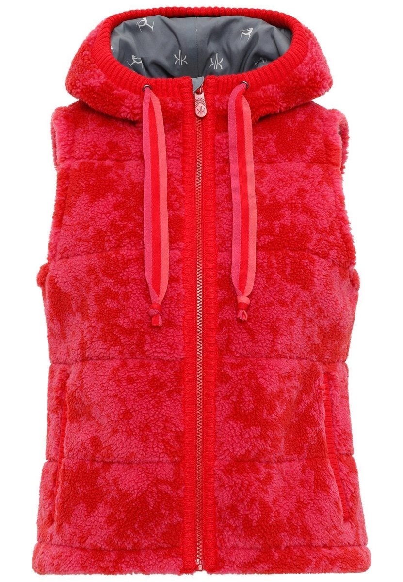 Krimson Klover - Bella Hoody Vest Weste Damen - pink bloom - KK-F24208-699-XS - Sportbrands24