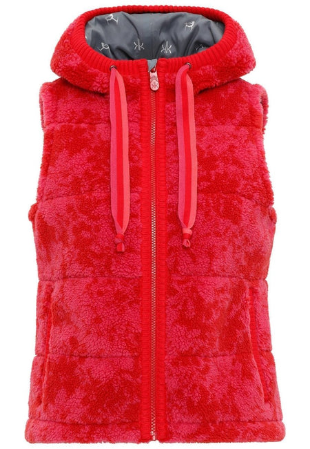 Krimson Klover - Bella Hoody Vest Weste Damen - pink bloom - KK-F24208-699-XS - Sportbrands24