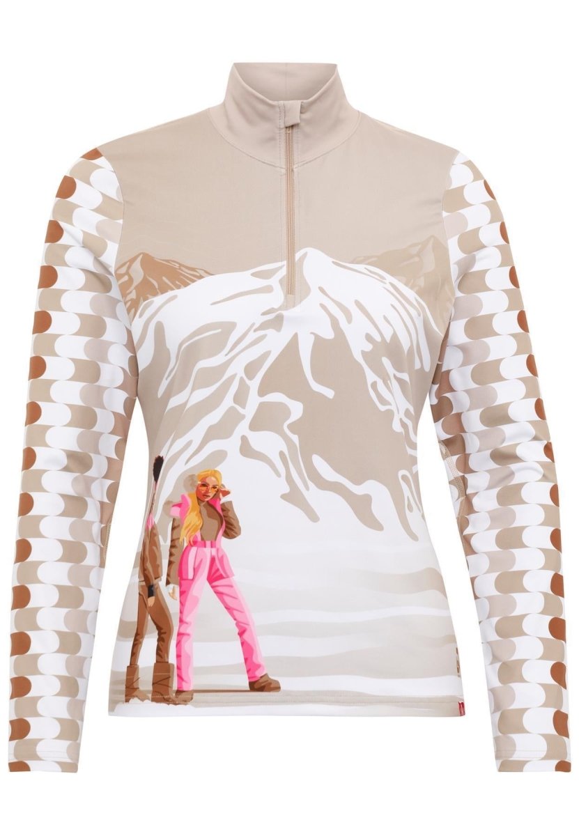 Krimson Klover - Mountain Groove Top Baselayer - Top Damen - pecan - KK-F24810-928-XS - Sportbrands24