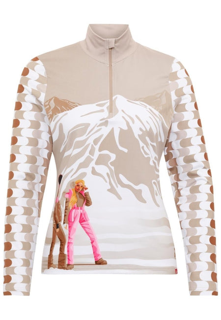 Krimson Klover - Mountain Groove Top Baselayer - Top Damen - pecan - KK-F24810-928-XS - Sportbrands24