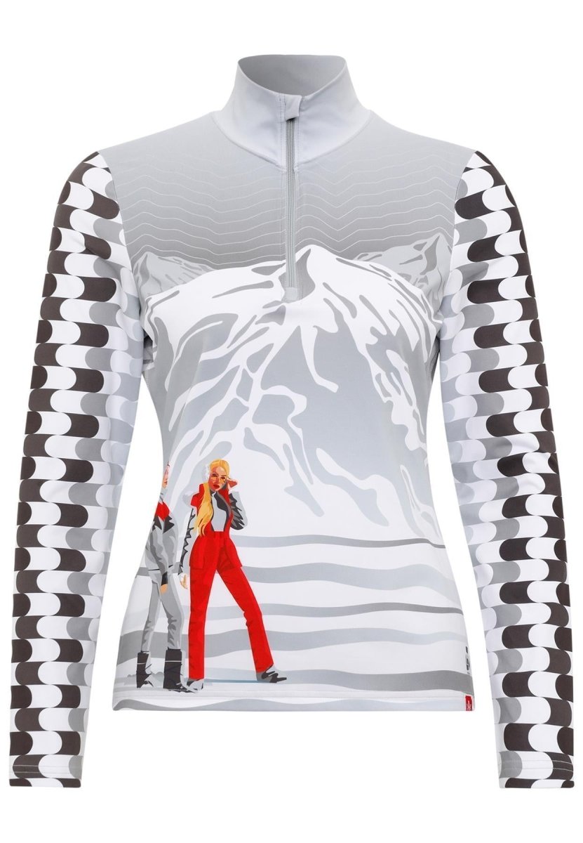 Krimson Klover - Mountain Groove Top Baselayer - Top Damen - charcoal - KK-F24810-960-XS - Sportbrands24