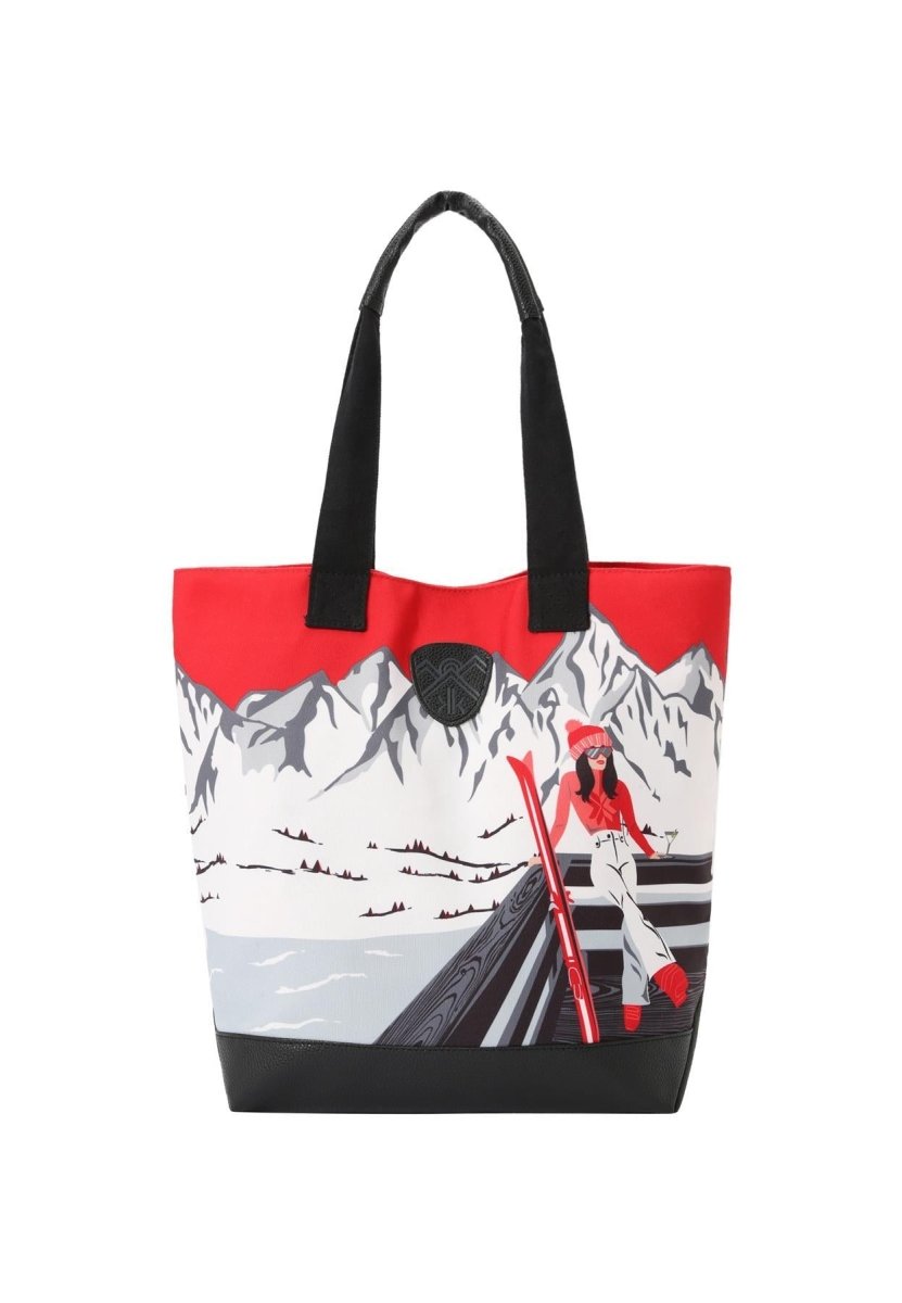 Krimson Klover - Mountain Guides Tote Bag Damen - apres anyone red - KK-F24990-927-OS - Sportbrands24