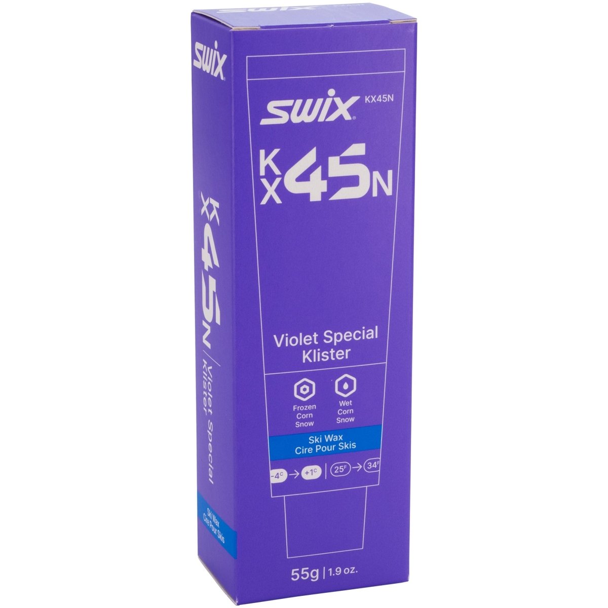 Swix - KX45N Violet Special Klister - 4°C to +1°C - KX45N Violet Special Klister - 4°C to +1°C, 55g - SX-KX45N - Sportbrands24