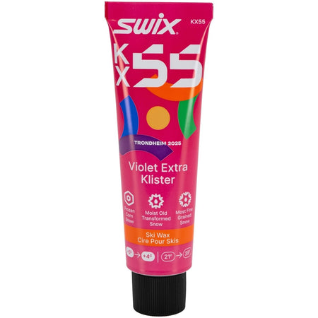 Swix - KX55 Violet Extra Klister - 6°C to +4°C - KX55 Violet Extra Klister - 6°C to +4°C, 55g - SX-KX55 - Sportbrands24