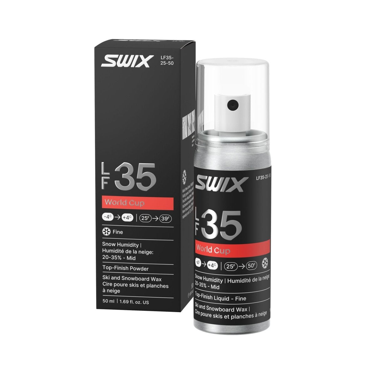Swix - LF35 WC Liquid Fine Mid Gleitwachs - LF35 WC Liquid Fine Mid 50ml - SX-LF35-25-50 - Sportbrands24