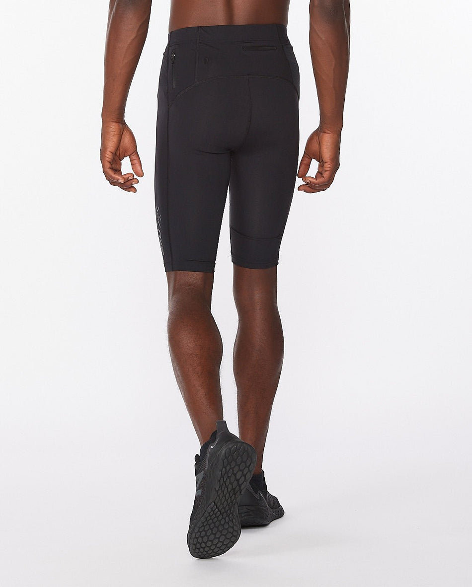 2XU - Light Speed Compression Laufshorts Herren - black/ black reflective - 2X - MA5331B - BLK/BRF - S - Sportbrands24