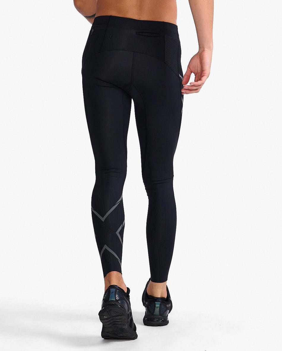 2XU - Light Speed Compression Tights Herren - black/ black reflective - 2X - MA5305B - BLK/BRF - S - Sportbrands24