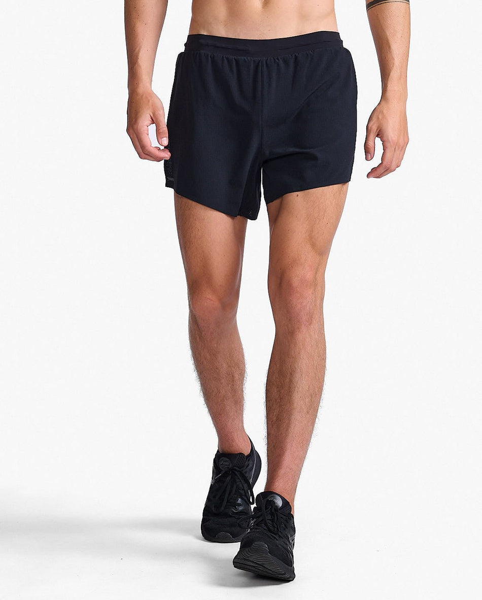 2XU - Light Speed Stash 5 Laufshorts Herren - black/black reflective - 2X - MR6951B - BLK/BRF - S - Sportbrands24