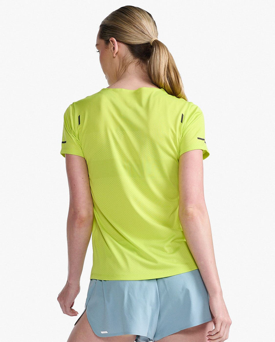 2XU - Light Speed Tech Tee Funktionsshirt Damen - volt/black reflective - 2X - WR7152A - VOL/BRF - XS - Sportbrands24