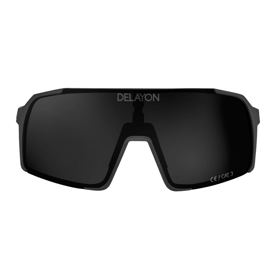 Delayon Eyewear - Line Tracer Sportbrille - Matte Black/Black VLT 13 - DL - C3 - 21 - 21151 - Sportbrands24