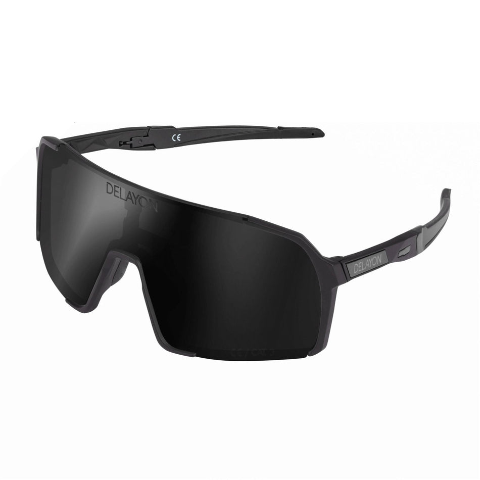 Delayon Eyewear - Line Tracer Sportbrille - Matte Black/Black VLT 13 - DL - C3 - 21 - 21151 - Sportbrands24