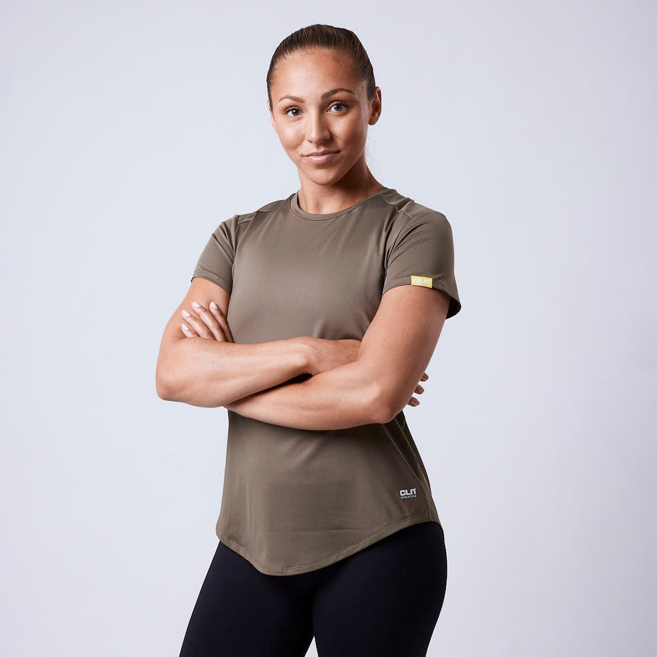 CLN Athletics - Lucy T-Shirt Damen - stone - CLN - 3124 - 83 - XS - Sportbrands24