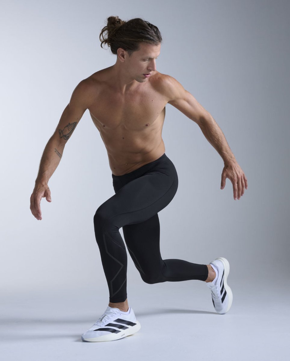 2XU - Core Compression Tights Herren - black/black - 2X-MA3849B-BLK/BLK-MT - Sportbrands24