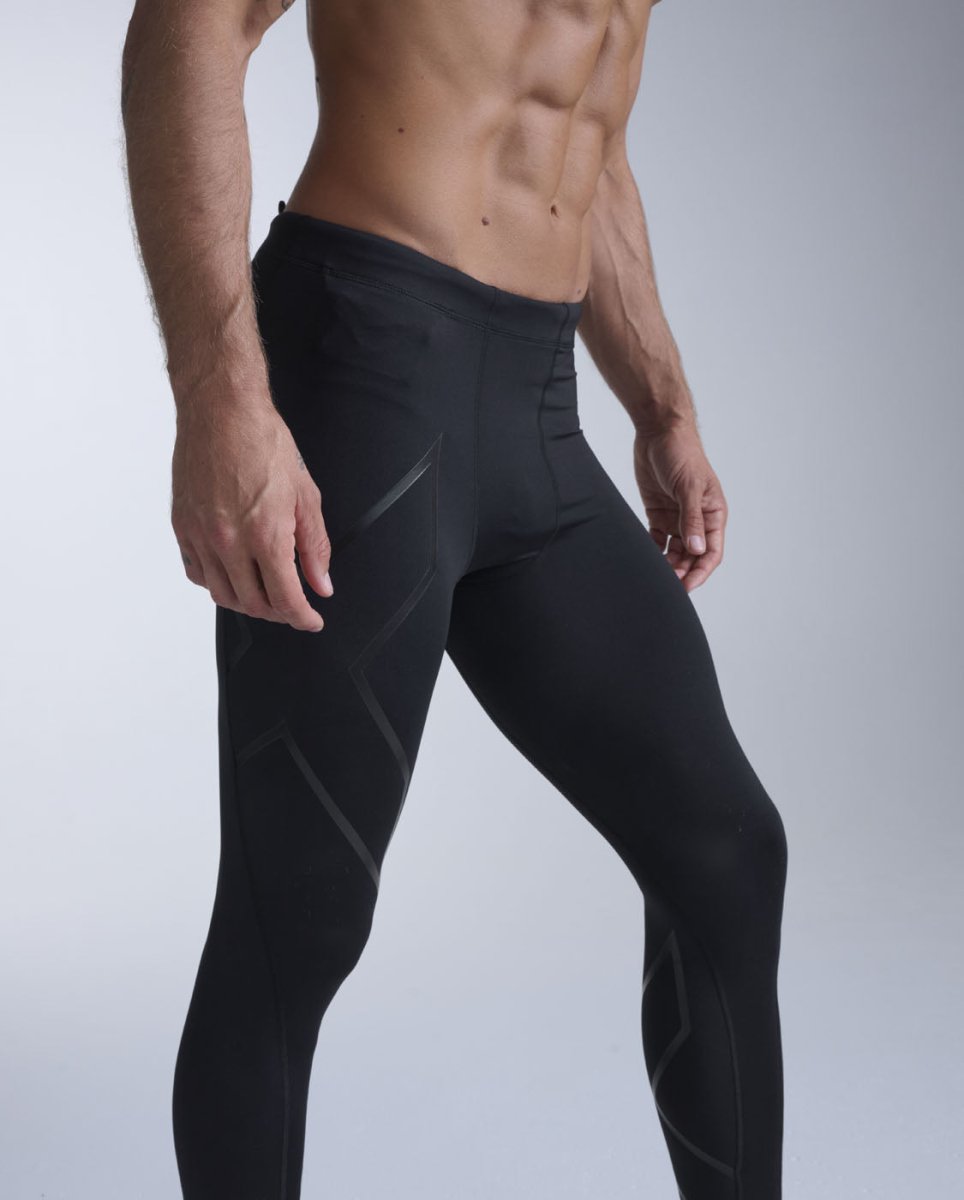 2XU - Core Compression Tights Herren - black/black - 2X-MA3849B-BLK/BLK-MT - Sportbrands24