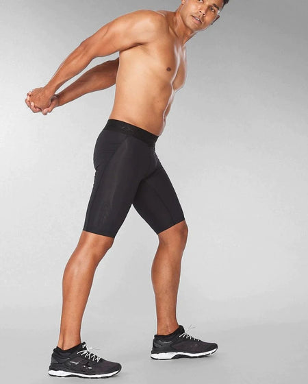 2XU - Force Compression Fitnessshorts Herren - black/nero - 2X-MA5366B-BLK/NRO-XXS - Sportbrands24
