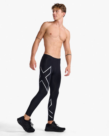 2XU - Core Compression Tights Herren - black - silver - 2X-MA3849B-BLK/SIL-MT - Sportbrands24