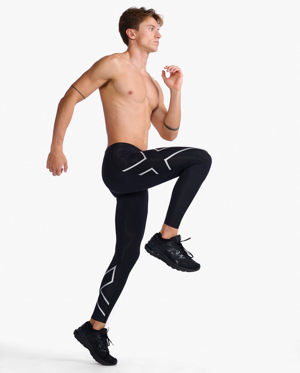 2XU - Core Compression Tights Herren - black - silver - 2X-MA3849B-BLK/SIL-MT - Sportbrands24