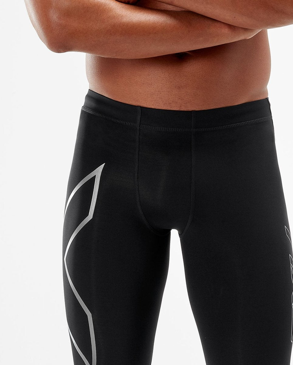 2XU - Core Compression 3/4 Tights Herren - black/silver - 2X-MA3850B-BLK/SIL-MT - Sportbrands24