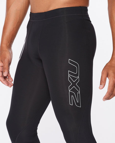 2XU - Core Compression 3/4 Tights Herren - black/silver - 2X-MA3850B-BLK/SIL-MT - Sportbrands24
