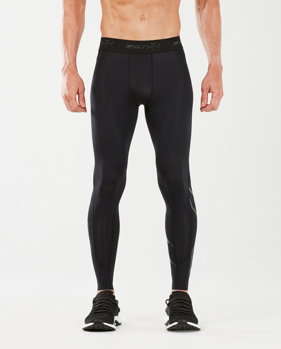 Force Compression Tights Herren - black/nero