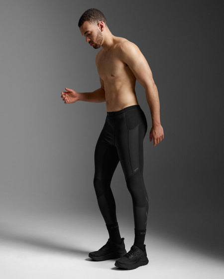2XU - Ignition Shield Compression Tight Herren - black/black reflective - 2X-MA7593B-BLK/BRF-XXS - Sportbrands24