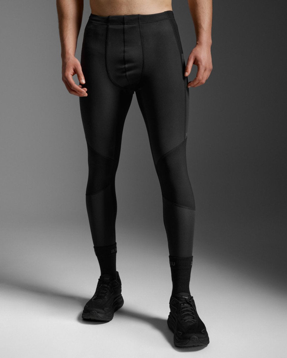 2XU - Ignition Shield Compression Tight Herren - black/black reflective - 2X-MA7593B-BLK/BRF-XXS - Sportbrands24