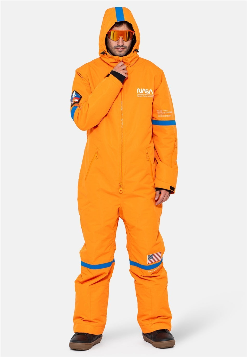 Snow Suit Overall Herren - orange nasa