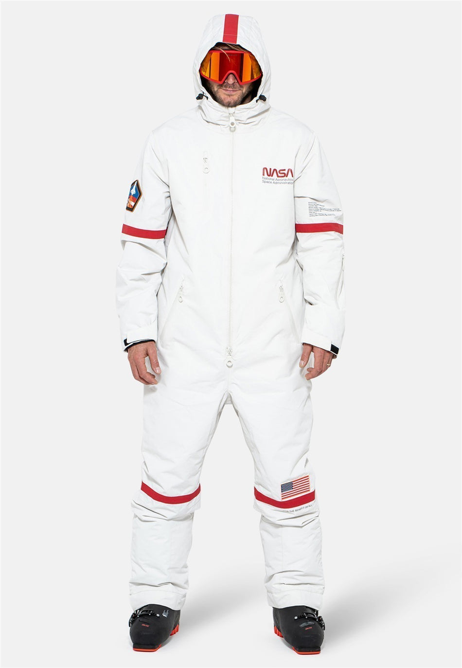 Snow Suit Overall Herren - white nasa