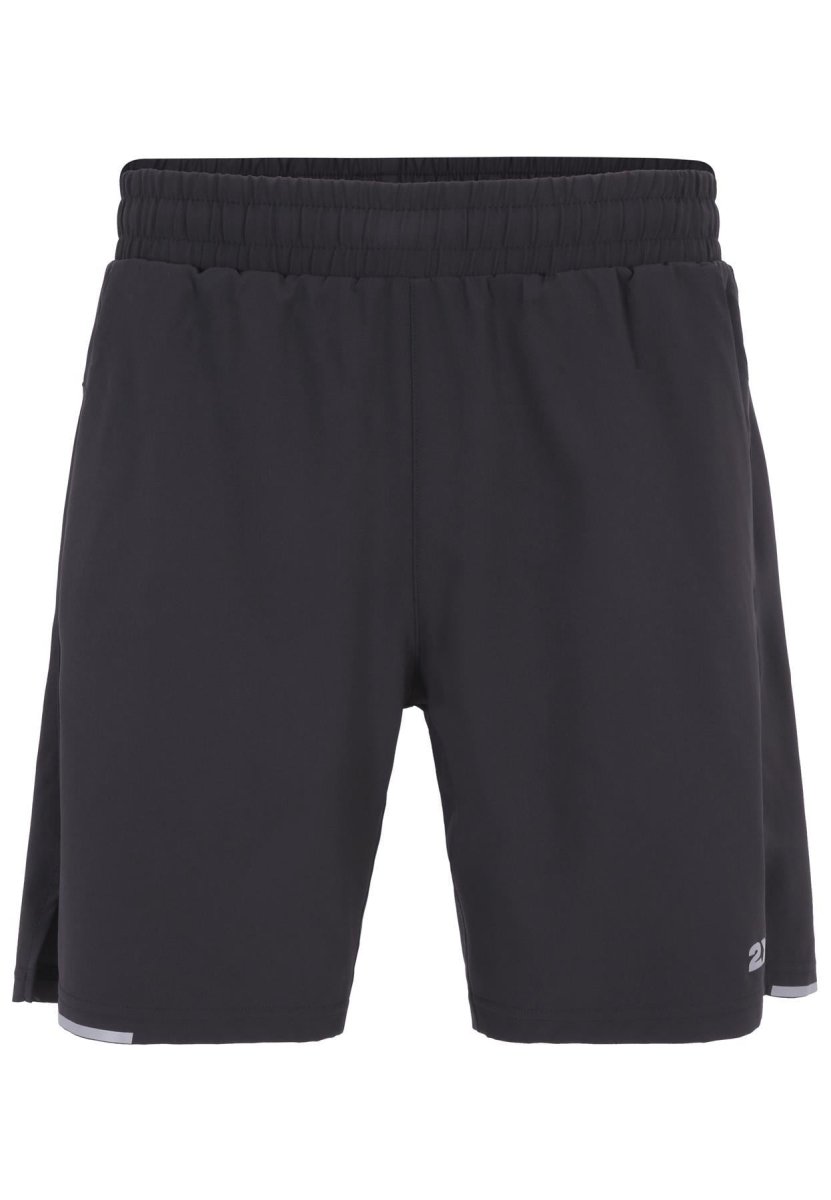 2XU - Aero 7 Inch Laufshorts Herren - black/silver reflective - 2X-MR6904B-BLK/SRF-XS - Sportbrands24