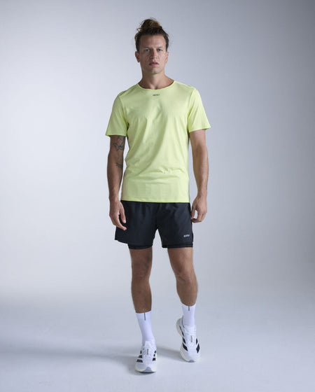 2XU - Light Speed Tech Tee Laufshirt Herren - cool matcha/black reflective - 2X-MR7150A-CLM/BRF-XS - Sportbrands24