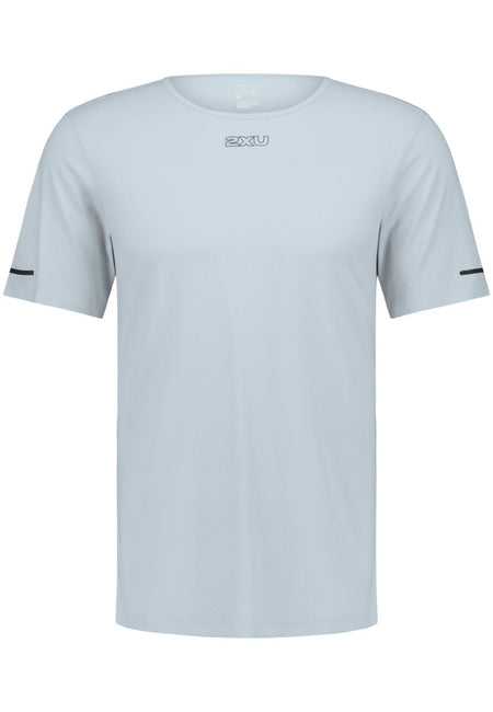2XU - Light Speed Tech Tee Laufshirt Herren - moonstone/black reflective - 2X-MR7150A-MSB/BRF-XS - Sportbrands24