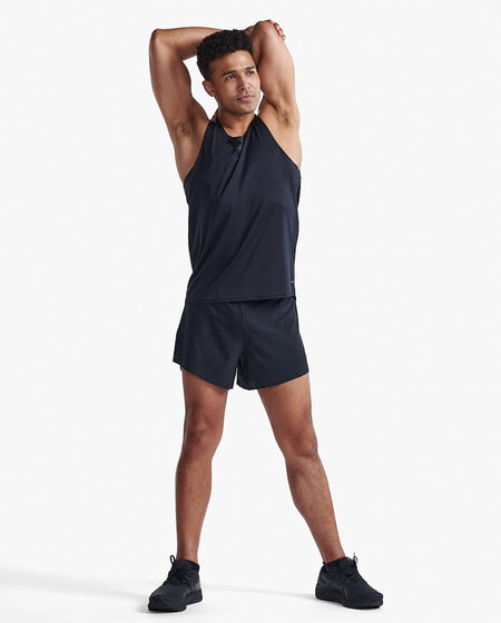 2XU - Light Speed Tech Singlet Tanktop Herren - black/black reflective - 2X-MR7151A-BLK/BRF-XS - Sportbrands24