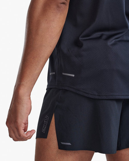 2XU - Light Speed Tech Singlet Tanktop Herren - black/black reflective - 2X-MR7151A-BLK/BRF-XS - Sportbrands24