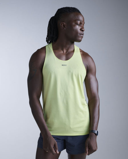 2XU - Light Speed Tech Singlet Lauf Tank Herren - cool matcha/black reflective - 2X-MR7151A-CLM/BRF-XS - Sportbrands24