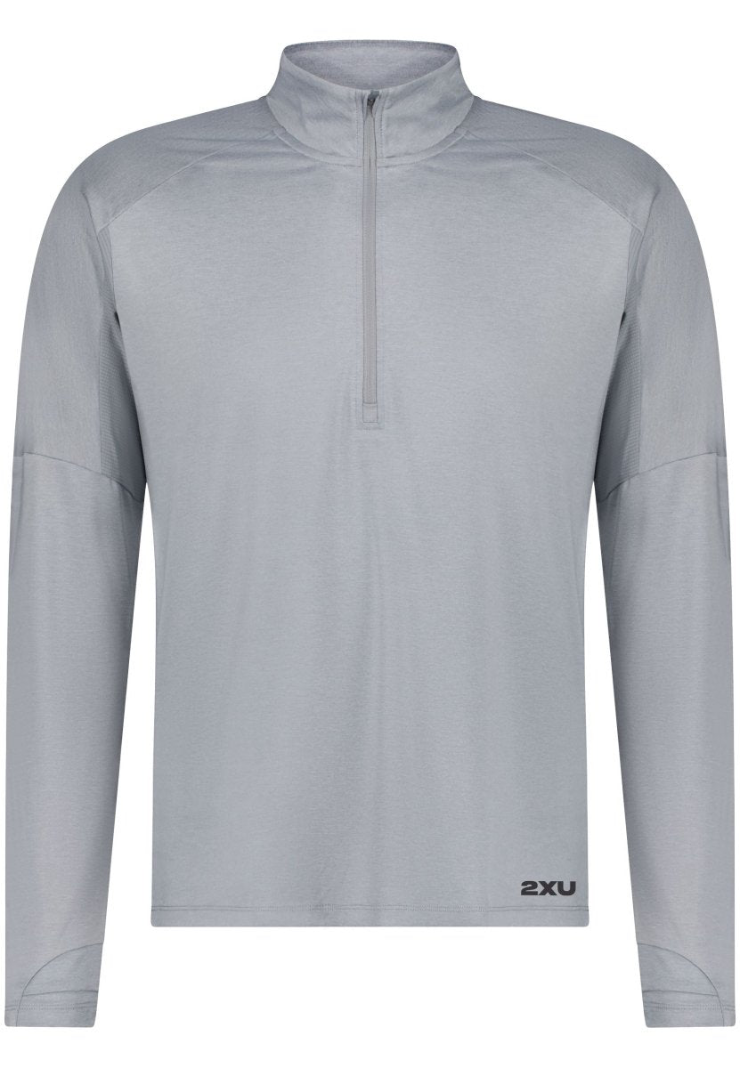 2XU - Aero 1/2 Zip Longsleeve Herren - weathervane/black reflective - 2X-MR7244A-WTV/BRF-XS - Sportbrands24