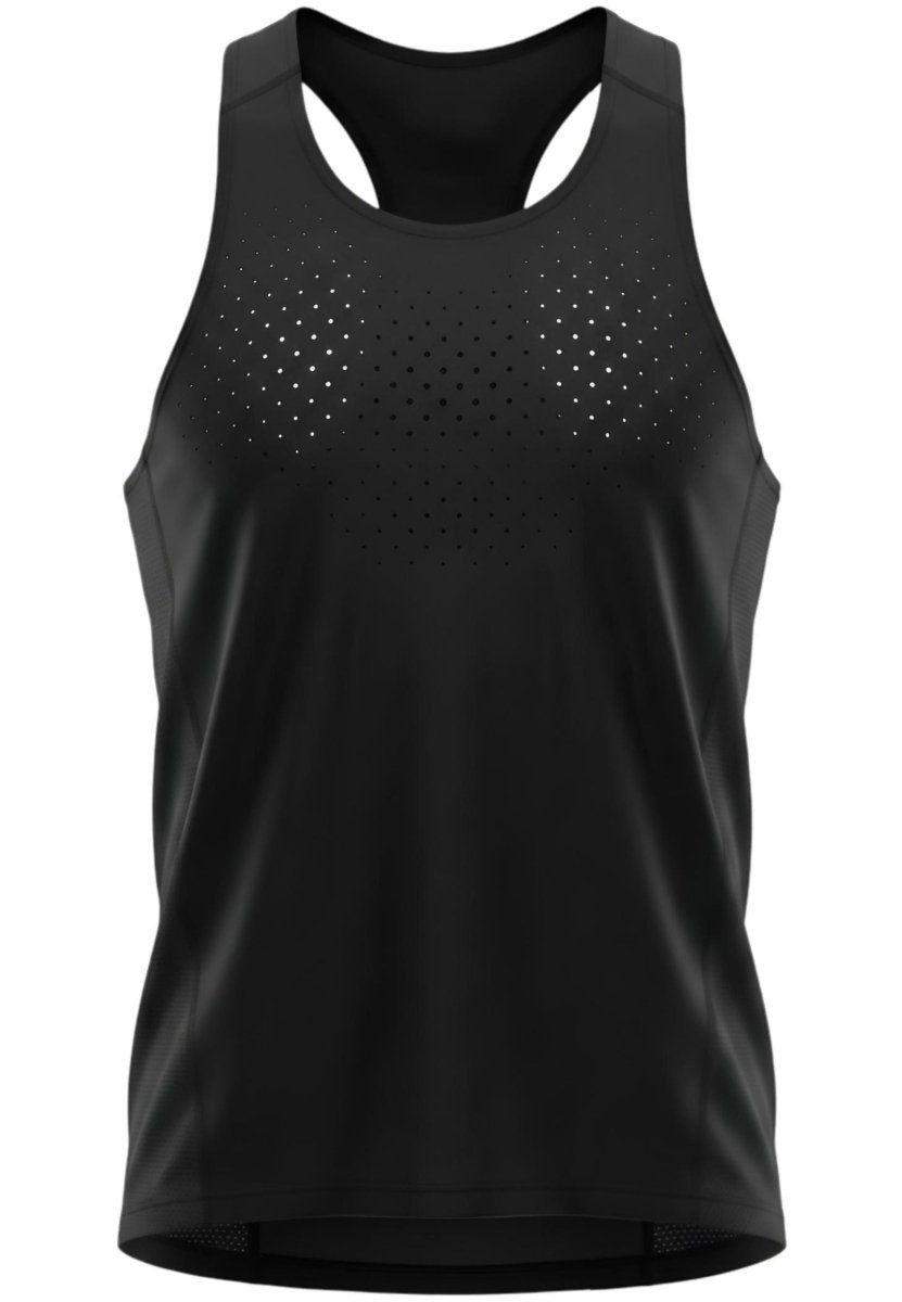 2XU - Light Speed Tech Singlet Lauf Tank Herren - black/black reflective - 2X-MR7375A-BLK/BRF-L - Sportbrands24