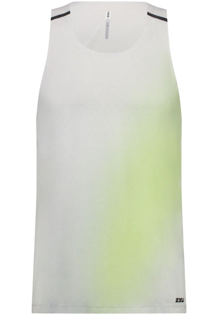2XU - Light Speed Tech Singlet Lauf Tank Herren - cool matcha mist/black reflect - 2X-MR7375A-CMM/BRF-XS - Sportbrands24
