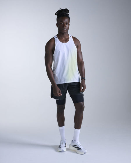 2XU - Light Speed Tech Singlet Lauf Tank Herren - cool matcha mist/black reflect - 2X-MR7375A-CMM/BRF-XS - Sportbrands24