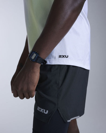 2XU - Light Speed Tech Singlet Lauf Tank Herren - cool matcha mist/black reflect - 2X-MR7375A-CMM/BRF-XS - Sportbrands24
