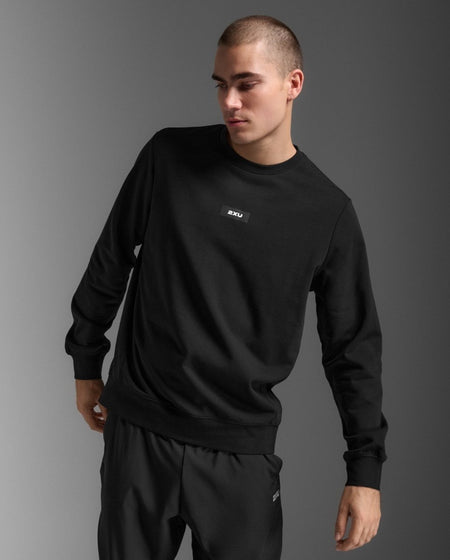 2XU - Motion Rundhalsausschnitt Herren - black/white - 2X-MR7387A-BLK/WHT-XS - Sportbrands24