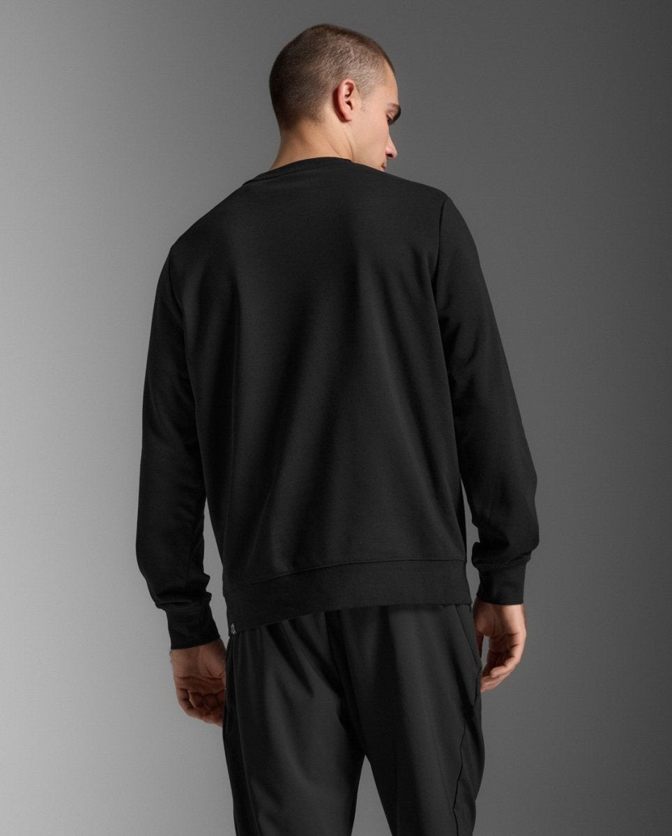 2XU - Motion Rundhalsausschnitt Herren - black/white - 2X-MR7387A-BLK/WHT-XS - Sportbrands24