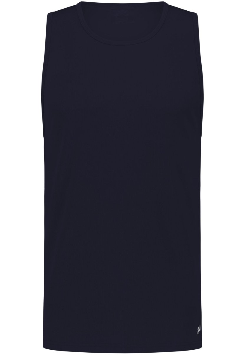 2XU - Aero Mesh Tank Laufshirt Herren - midnight/silver reflective - 2X-MR7440A-MDN/SRF-XS - Sportbrands24