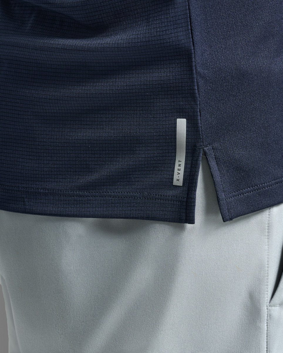 2XU - Aero Mesh Tank Laufshirt Herren - midnight/silver reflective - 2X-MR7440A-MDN/SRF-XS - Sportbrands24